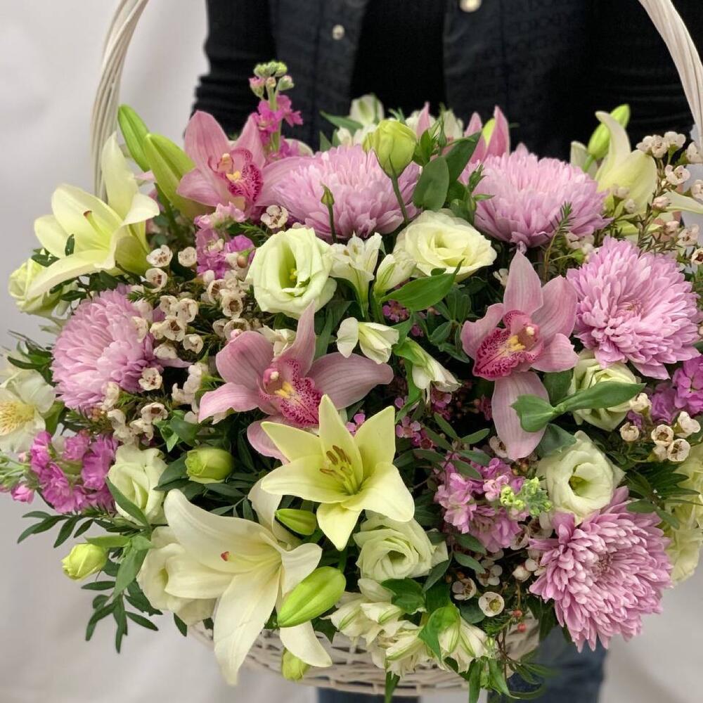 Корзина с цветами ,,Весна